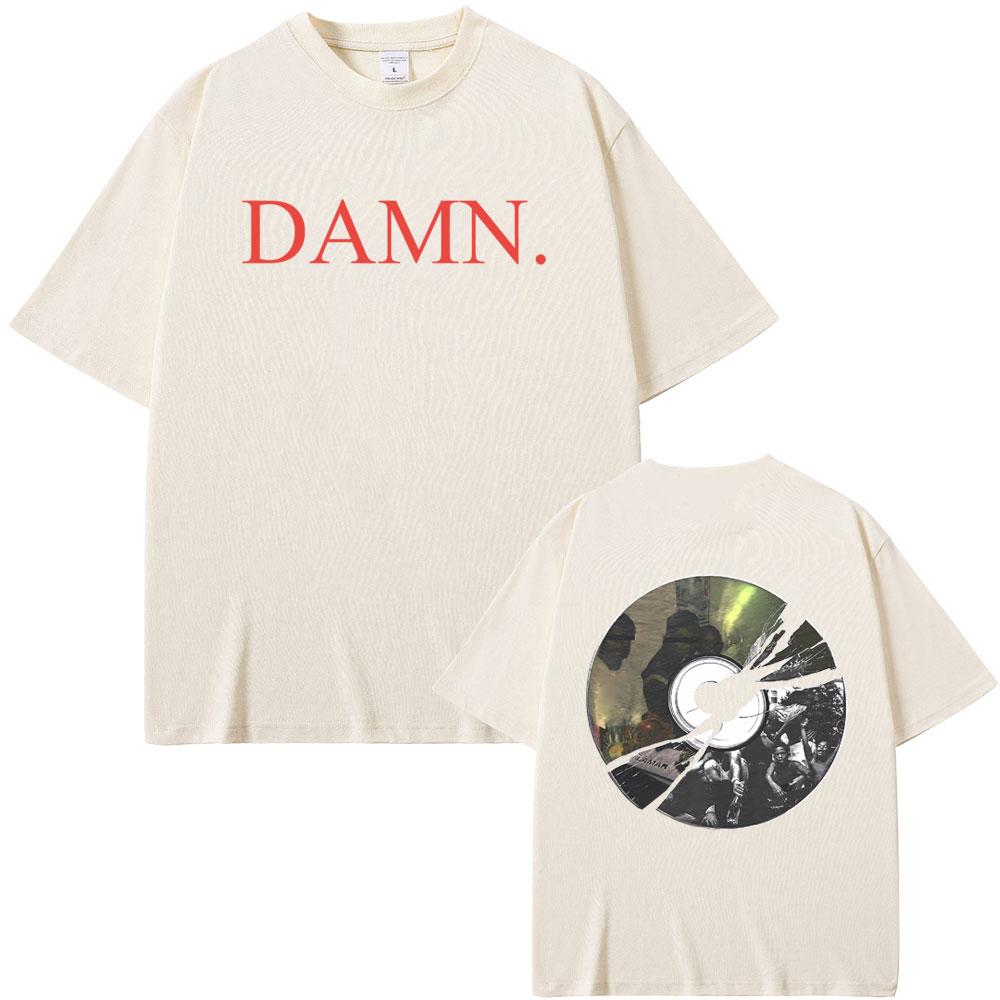 Rapper Kendrick Lamar DAMN To Pimp A Butterfly Mr. Morale & The Big Steppers Album Graphic Print Tshirt Male Hip Hop Casual Tees