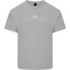 Mountain ECG Trekking Hiking Climbing Pulse Unisexs Light Cotton TShirt