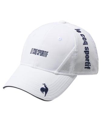 Boné Coq Sportif Ventilação em Mesh Design com Logo Resfriamento Golfe LG5SCP12M WH00 [Le Golf] Masculino (Branco)