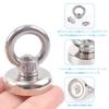 5 Strong Magnetic 25mm Magnetic 25kg Vertical Load Super Strong Neodymium Suitable for Outdoor Wall Bathroom Hooks, Diameter, Heavy-Duty Hooks,