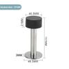Stainless Steel Rubber Door Stop Non Punch Door Holder Door Stopper Floor Wall Mounted Nail-free Doorstop Door Hardware Accessor