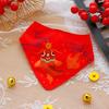 Small Dogs Cats Bibs Exquisite Pattern Bright Color Super Soft Wear Resistant Chinese Style Pet Accessories Bandanas Scarf
