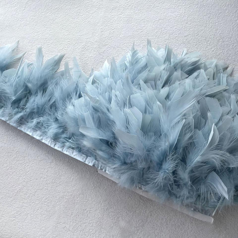 Marabou Feathers Trim 10yards 10-15cm Fringe Ribbon for Wedding Party Clothing Dress Decoration Accessories Sewing Plumes