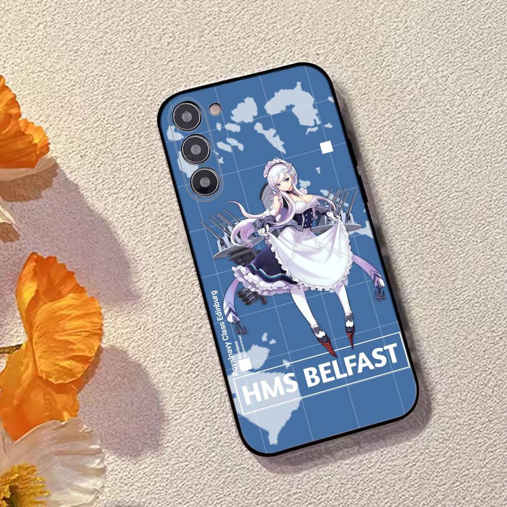 Game A-Azur Lane B-Belfast Phone Case Silicone Soft For Samsung Galaxy A73,A72,A71,A70,A53,A52,A51