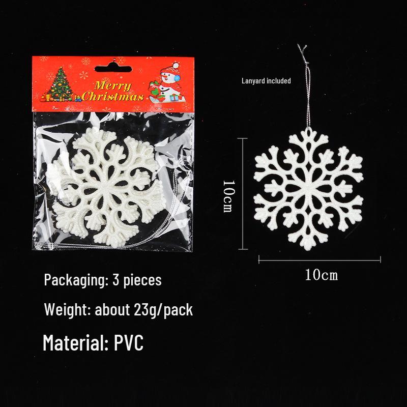 Port Christmas White Snowflake Ornaments – Garland & Hanging Decorations for Windows, Trees, and Parties