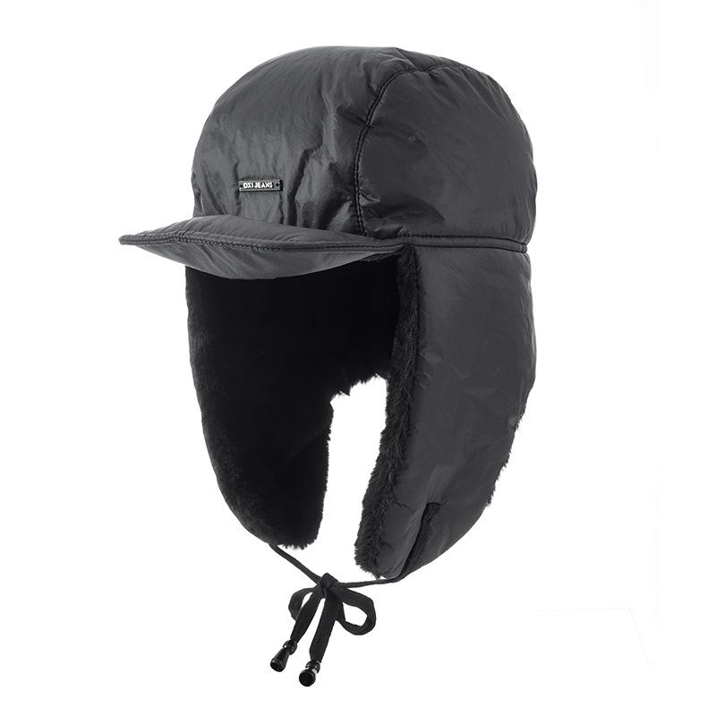 New Winter Retro Plush Lei Feng Hat Outdoor Cycling Windproof and Warm Hat Versatile Plush Northeast Ear Protection Cotton Hat