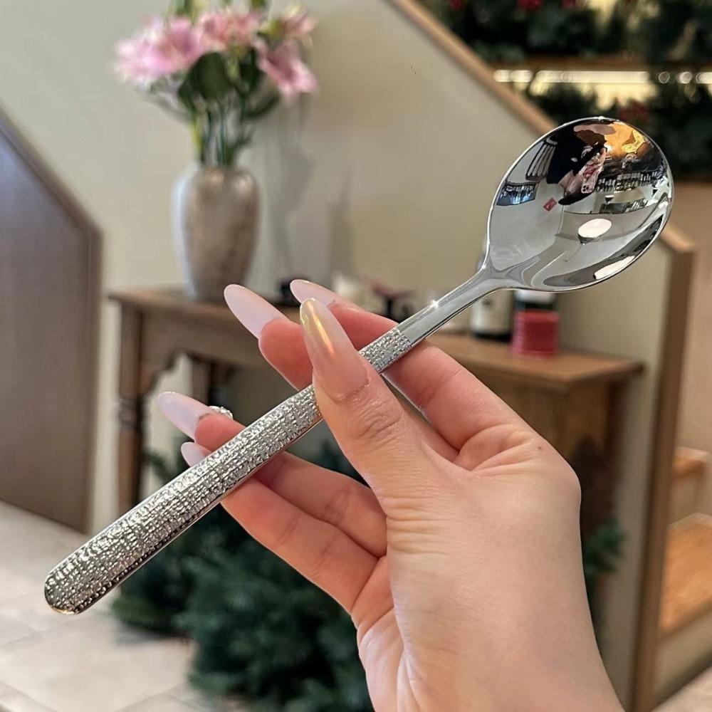 Tableware Dessert Spoon Stirring Spoon Ice Cream Spoon New Soup Scoop