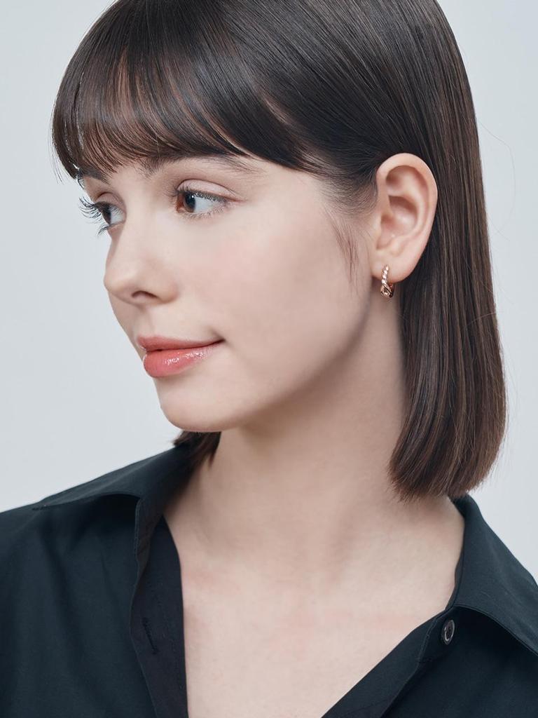 14K Ella Twist Earrings (gold Filled) ELGPEE513