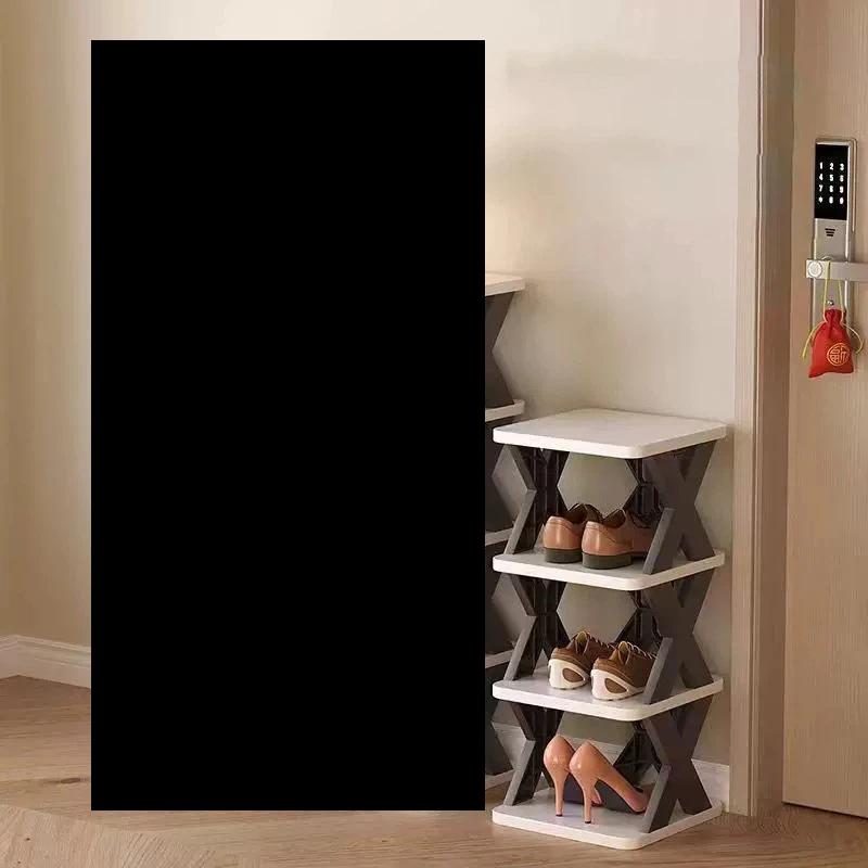 Durable Plastic Shoe Rack for Entryway Stackable Dustproof Shoes Storage Vertical Sturdy Shoe Organizer Home Organizer