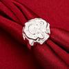 New Woman Fine Jewelry   Copper Beautiful Rose Flower Rings Size 7 8 9 Fashion Wedding Accessories Party Gifts