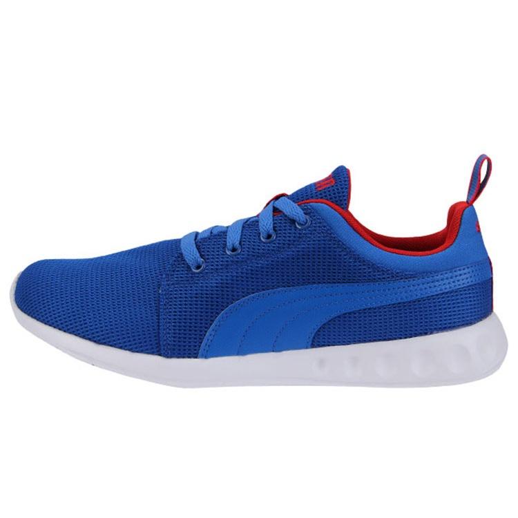 PUMA Carson Runner Running Shoes Blue/Red Men s 357482-05 EU 40