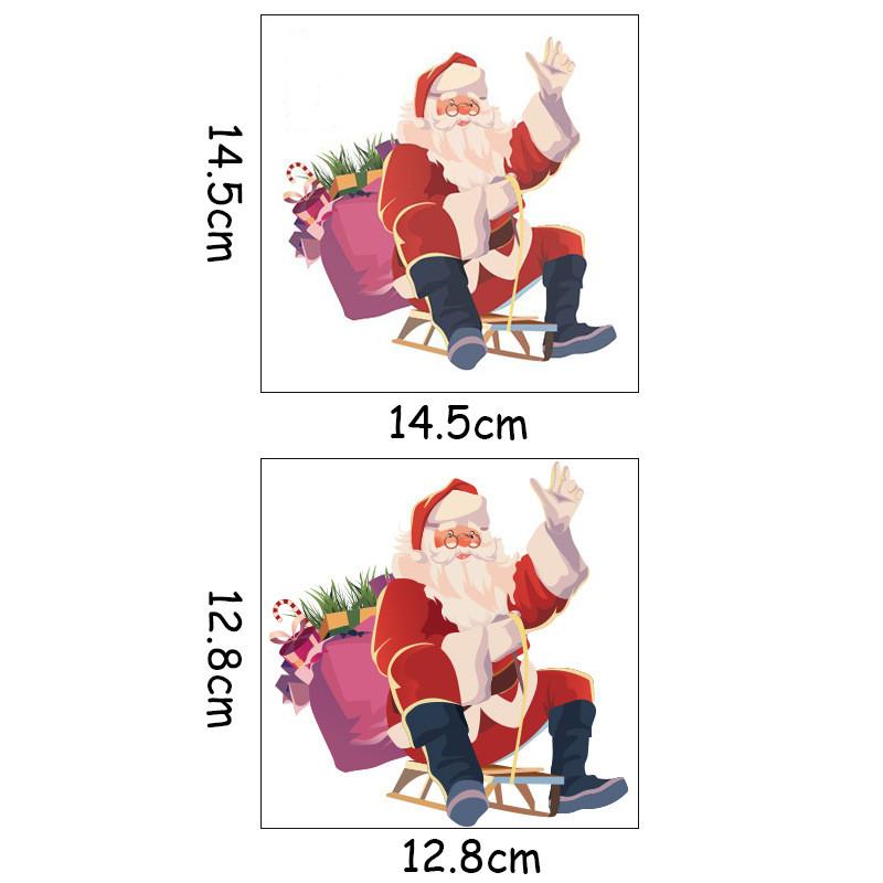 1PCS New Year Christmas Wall Stickers Holiday Switch Stickers Xmas Wall Switch Decorative Removable Wall Stickers Decoration