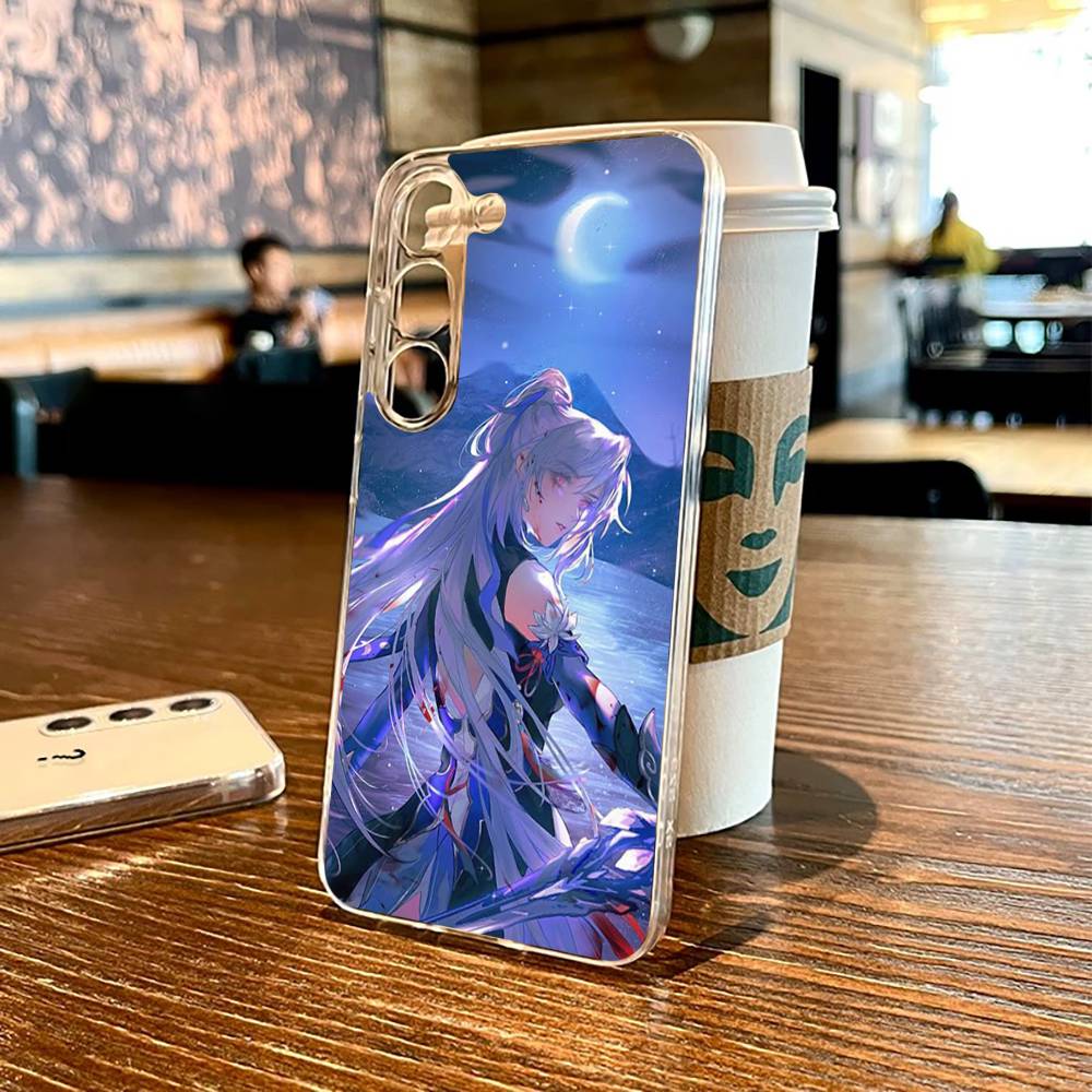 

Acheron-Honkai-Star-Rail Phone Case For SamsungS25,24,21,22,23,30,Ultra,20,Plus,Fe,Lite,Note,10,9,5G Transparent Cover Samsung S22plus5G