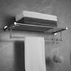 Bathroom Towel Rack with Hooks