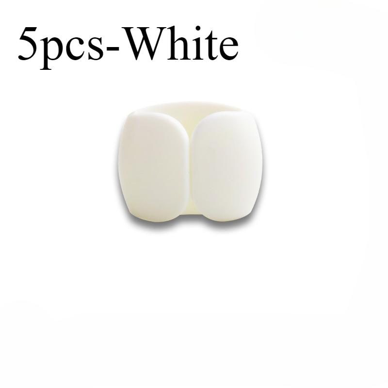 5/10 STÜCKE Kabelaufwickler Organizer Clips Mauskabel Kopfhörerhalter USB-Ladekabelhalter Schreibtischordner Kabelschutz