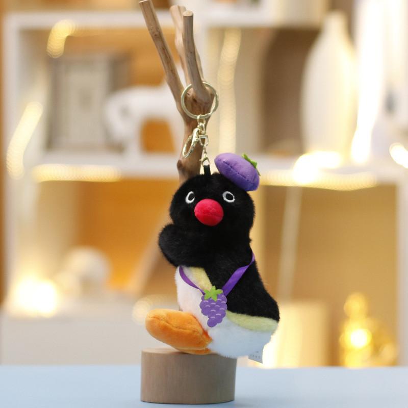 Adorable Penguin Cartoon Plush Doll With Pp Cotton Filling For Backpack And Car Accessories