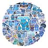 60pcs Suitcase Stickers Waterproof Stickers Scooter Computer Tablet Cartoon Decoration