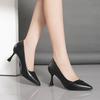  sapatos femininas women fashion sweet light weight spring slip on stiletto heels for office work high shoes ab695