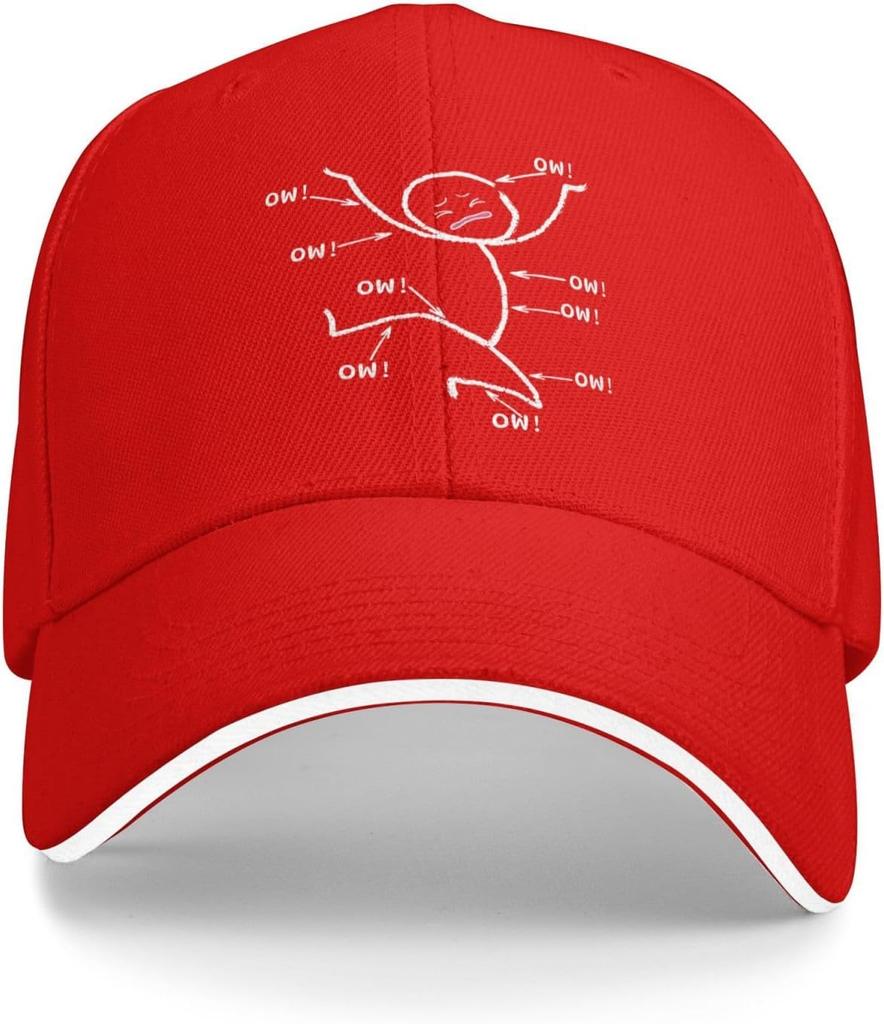 Figure Meme Baseball Cap Polyester Adjustable Outdoor Summer Hat