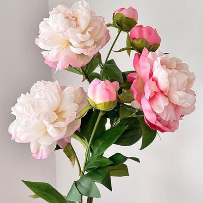 Peony Artificial Flower, Chinese Style Living Room Decoration, Table Decoration, Peony