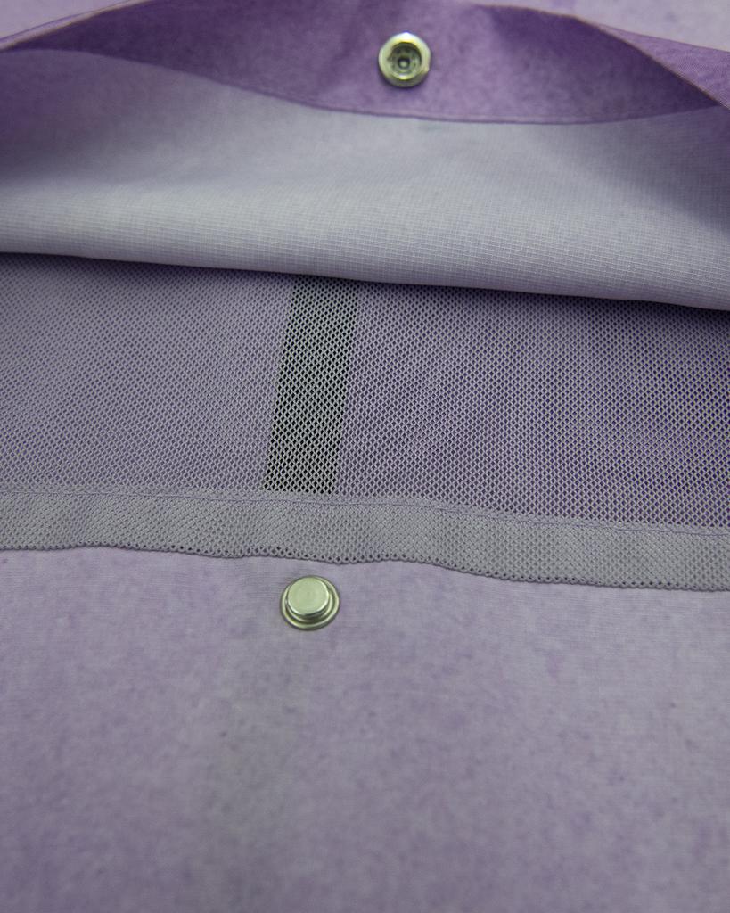 Themuseumvisitor Sprayed Printed Windbreaker (Purple)
