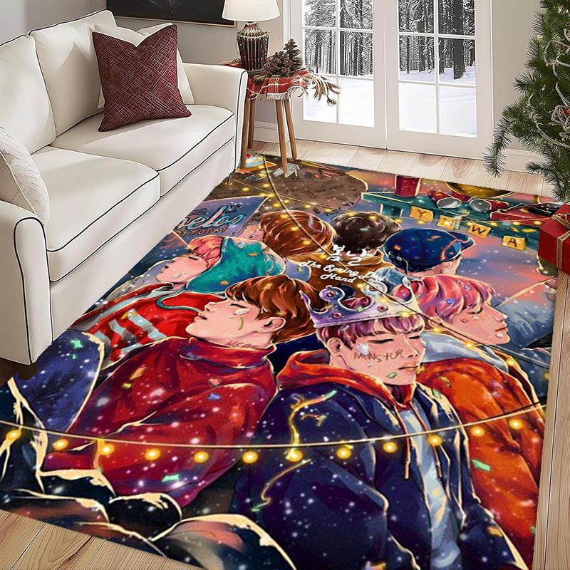 Unity Diversity: Harmonious Gathering carpet Suitable for all seasons Living room and bedroom mats Christmas gifts Doormat Fashion