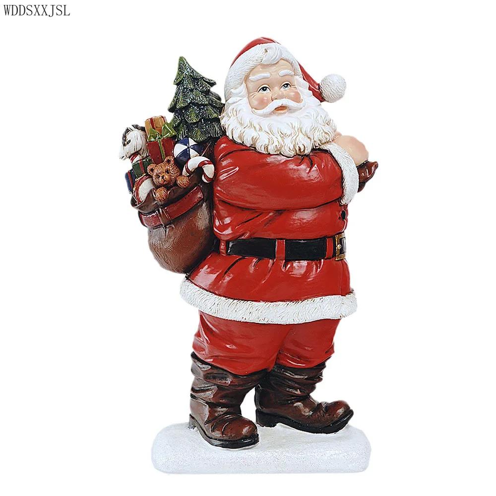  Decorațiune Creativă de Crăciun Decorațiune Luminoasă Moș Crăciun Artizanat din Rășină Păpușă Om de Zăpadă Petrecere de Sărbători Decorațiune pentru Casă