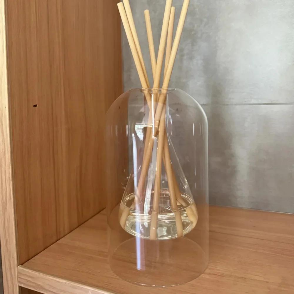 Aromatherapy Diffuser Bottle Glass Essential Oil with Diffusers Sticks Storage Containers Transaprent Modern Home Decorations