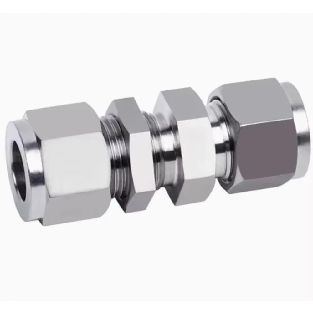 Elbow Tee Cross 1/8" 1/4" 3/8" 1/2" 3/4" 1" 3 4 5 6 8 10 -30mm OD Double Ferrule Compression Union Connector 304 Stainless Steel