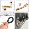 ESJNNK Car Motorcycle Air Pump Air Hose L Type Air Valve Pack of 4