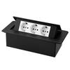 Silver Modular Type 45 EU Flush Pop-up Power Socket (German Standard)
