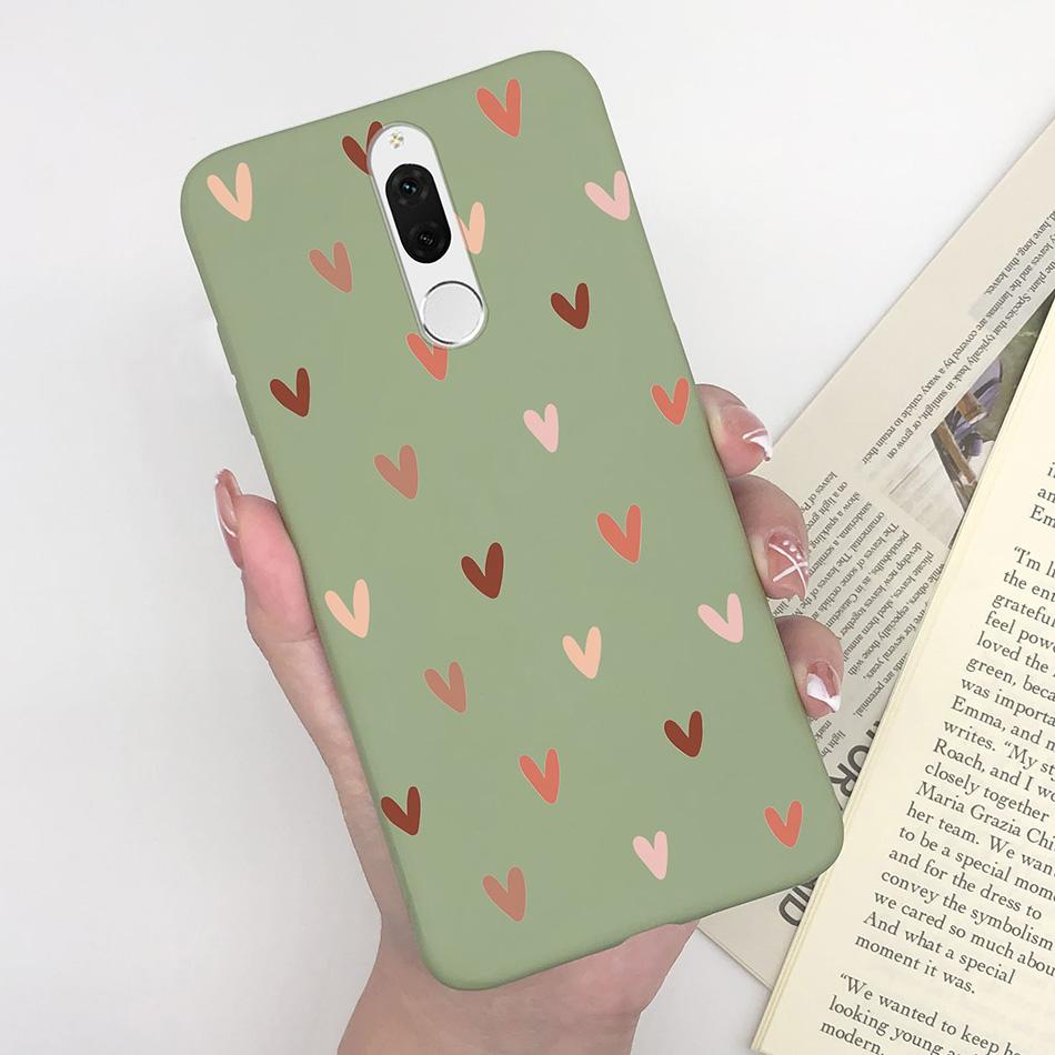 For Huawei Nova 2i Case Cute Candy Matte Soft Silicone Cover For Huawei Mate 10 Lite RNE-L21 RNE-L22 L23 Nova2i Phone Cases Capa