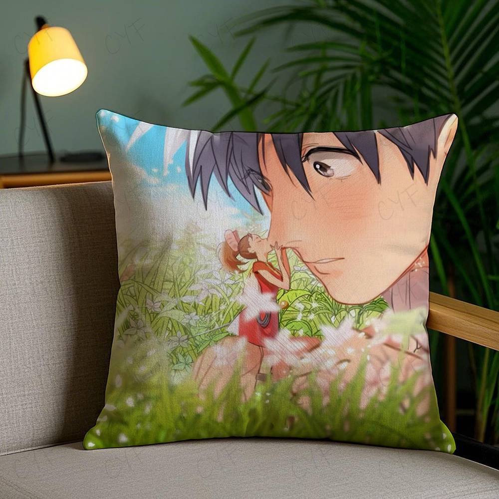The B-Borrowers Arrietty Anime Pillow Case Custom Printed Brushed Fleece Pillow, Baby Skin-Touch, Eco-Friendly Dye-Sublimation C