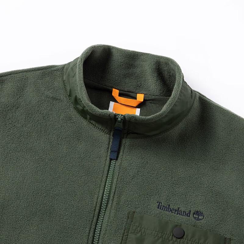 Timberland Jackets Men's Green Stand Collar Moderate Other A6NZ1-U31