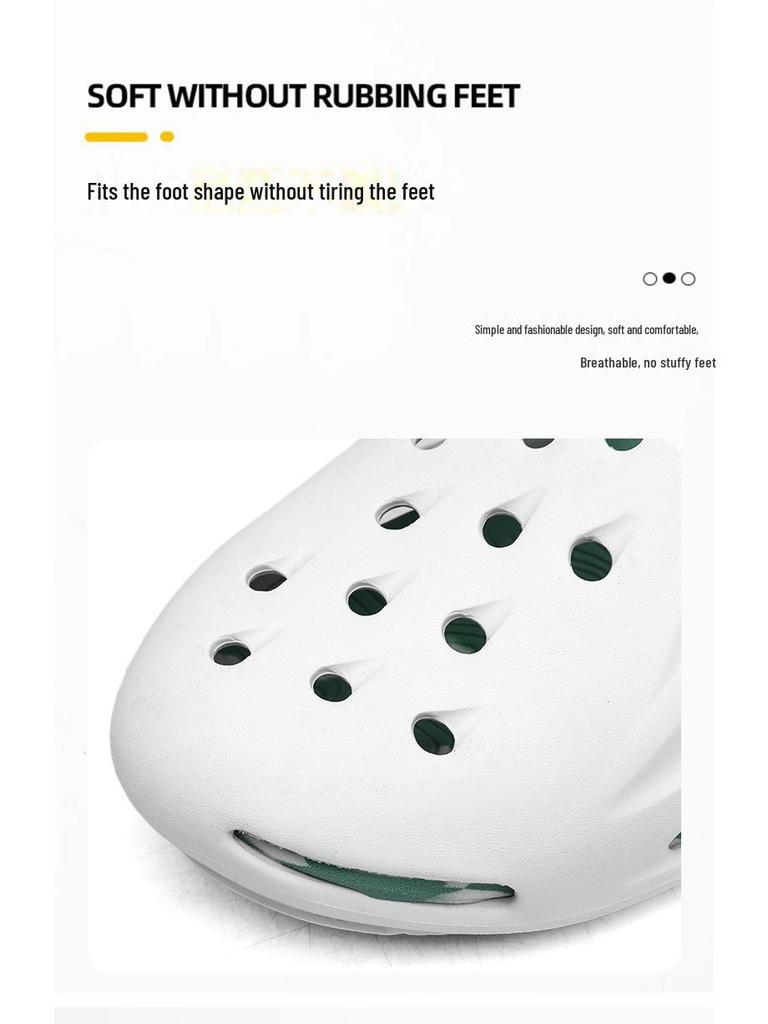 Men's Trendy Hollow-Toe Non-Slip Soft-Soled Sandals for Outdoor Beach Wear