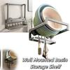 Telescopic Punch-Free Washbasin Storage Rack Wall Mounted No Drill Basin Holder  Bathroom