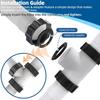 Pool Hose and Pump for Efficient Water Circulation Swimming Pool Maintenance Accessories Saltwater System Connector