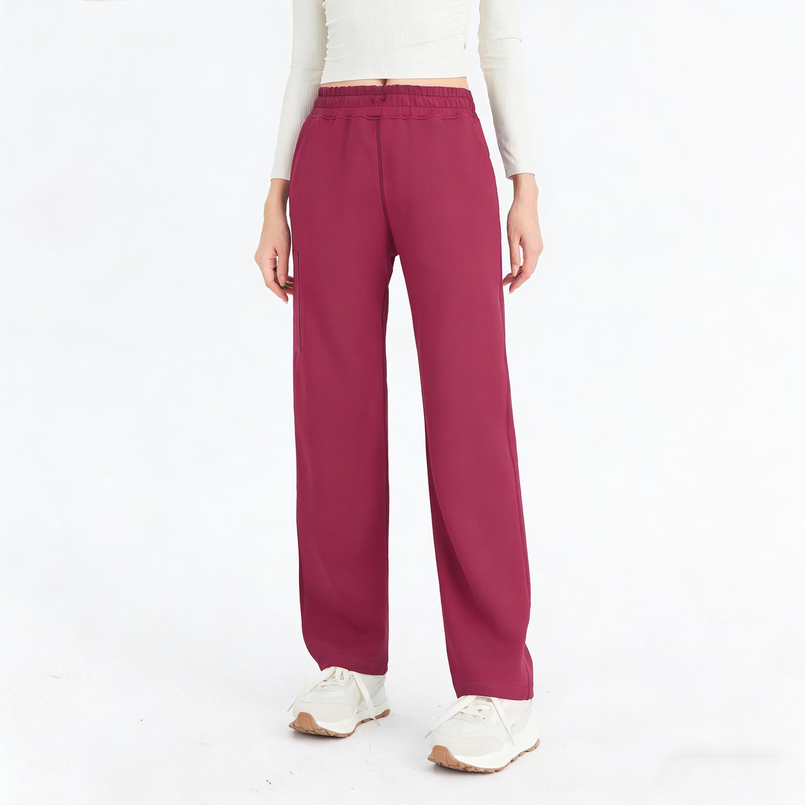 Women Scrubs Pants with Elastic Waist Wide Leg Jogger Fit for Professional Working Nurse Uniforms M