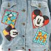 mickey & co. 90s Old Mickey Mouse Denim Jacket S Denim jacket trucker Women Used