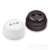 Socket Bakelite Retro Round Surface-mounted Socket 10a Two-pole Two-hole Dual-use Socket