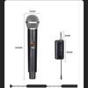 2.4G Dual Wireless Mic System for Karaoke, Outdoor, Live Streaming, Stage Performance - V Band & U Band
