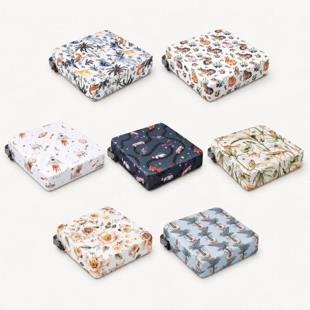 Portable Children Booster Seat Cartoon Printed Toddler Chair Cushion For Children