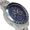 Radio Limited Italian Silver X [Salvatore Marra] Wristwatch, Solar, Chronograph, Edition, Brand, Blue, Men's, SM14117-SSBLSV