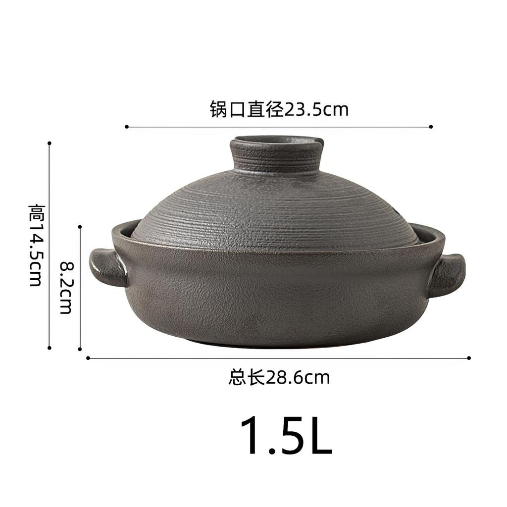 Ceramic Pot Cooking Japanese Style Clay Casserole  Kitchen Cookware Stew Pot Big Soup Pan Cooking Saucepan Korean Cookware