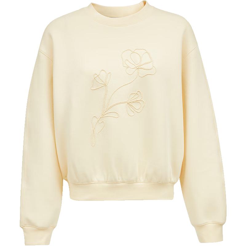 

VEROMODA 2025 Осень Хлопковая толстовка свободного кроя с 3D цветочным принтом