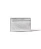 Lemasque Dot Saddle Slim Mini Transit Card Holder Silver