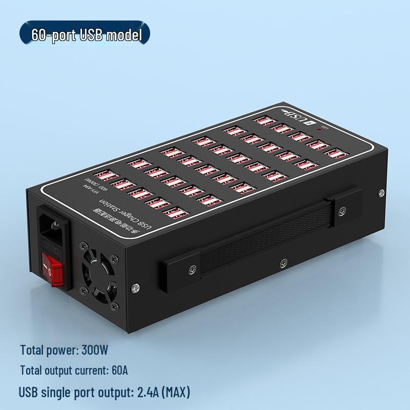 Multi-Port USB Fast Charger: Smart Desktop Charging Station for Multiple Devices