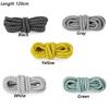 1Pair 120cm Polyester Round Fluorescent Sport Shoelaces Sneaker Shoestrings Shoe Rope Shoes Lace