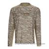SIMMS Fishing Suit Luya Long-sleeved Crew Neck T-shirt Men's Summer Sunscreen Suit UPF50 Quick-drying Breathable Fishing Suit