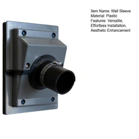 Split Cover Wall Sleeve Kit for AC Line Set Easy Install Wall Penetration Cover for Indoor Outdoor Air Conditioner Systems HVAC Line-Set Cover